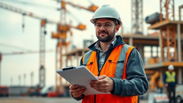 Michigan construction worker safety measures on site.