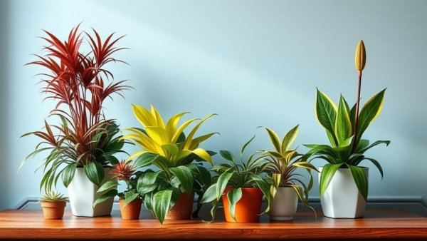Houseplants that refresh stagnant indoor air: spider and snake plants.