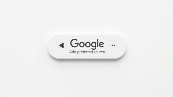 Preferred source button for Google interface
