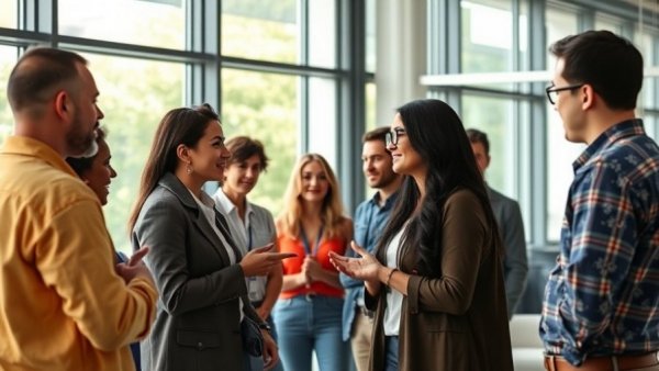 Collaborative team discussing AI Monitoring Platform in Education.