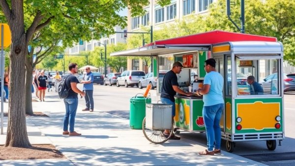 Sidewalk vending program