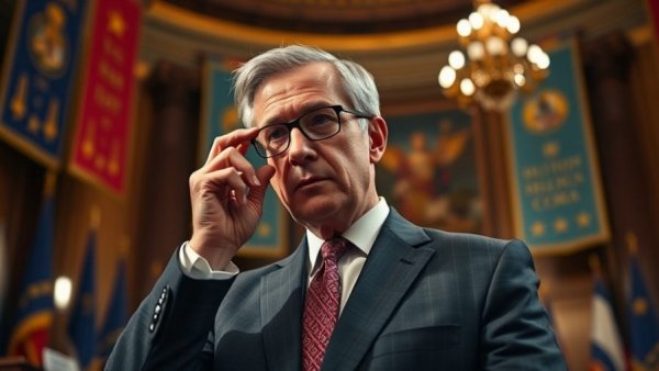 Thoughtful politician discussing affordability in healthcare Michigan