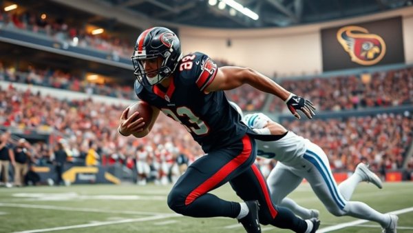 Exciting moment in 49ers vs. Seahawks game capture.