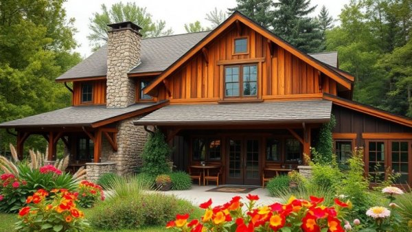 Rustic cafe with wooden facade, Cardoon Café and Provisions.