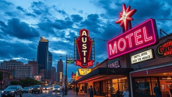 Austin cityscape highlighting the vibrant growth of small businesses.