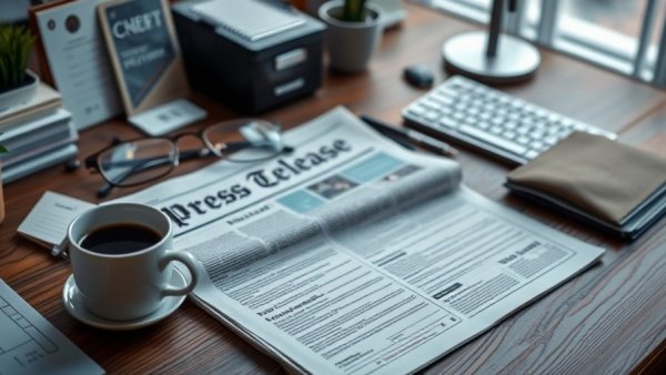 Berkeley real estate insights press release on wooden desk with coffee.