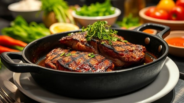 Gourmet steak dish at Winter Restaurant Weeks South Bend