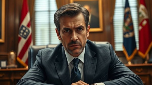 Professional man in office setting, Pentagon audit context