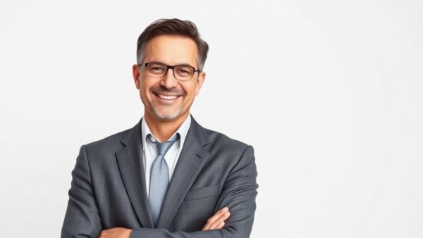 2026 Market Outlook Commercial Real Estate: Confident man in suit smiling