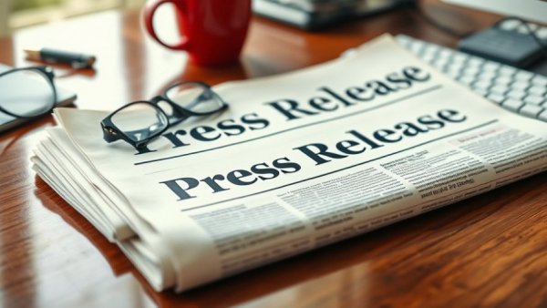 Press release on desk with coffee and glasses - ACL injury prevention for youth athletes.