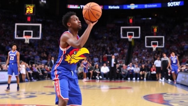 How much did Kansas basketball rise in USA TODAY Sports Coaches Poll?