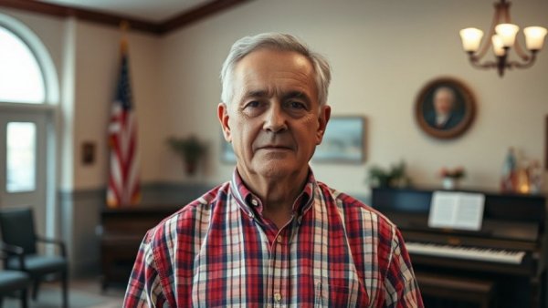 Michigan Project Maize worker safety issues discussed by man in checkered shirt.
