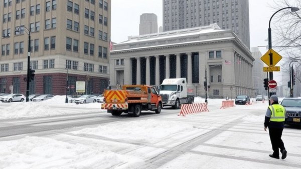 Expect road closures near City Hall in Center City as crews work to clear snow