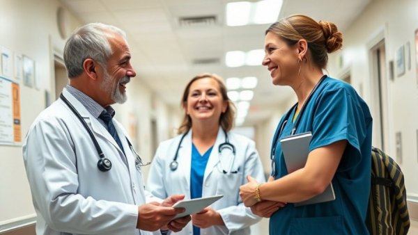 Healthcare providers discuss winter sports injury prevention techniques.