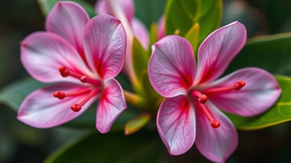 Blooming Hoya flower, vibrant pink and green, get your hoya to bloom.