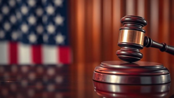 Judge's gavel symbolizing Michigan contractor fraud cases, justice theme.