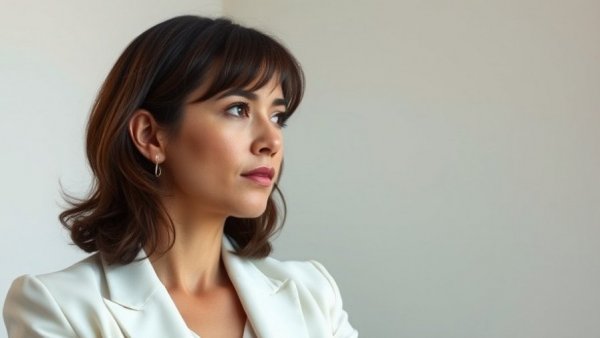 Professional woman attentively listening during Michigan FOIA lawsuit discussion.