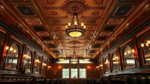 Elegant Farrand Hall Diner and Bakery Three Rivers interior.