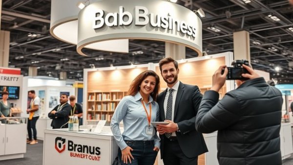 2026 Small Business of the Year Awards booth photo at Habitat for Humanity exhibit.