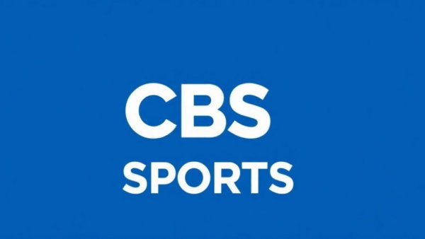 CBS Sports logo on blue background
