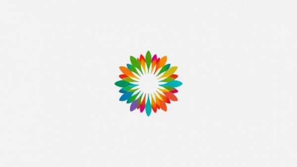 Vibrant multicolored circular logo for AI-powered enterprise transformation.