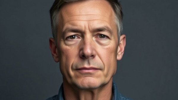 Middle-aged man with neutral expression related to contractor fraud in Michigan.