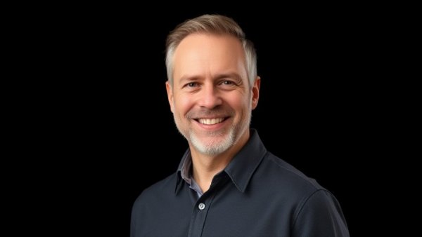 Middle-aged man smiling confidently, representing Israeli tech innovations.