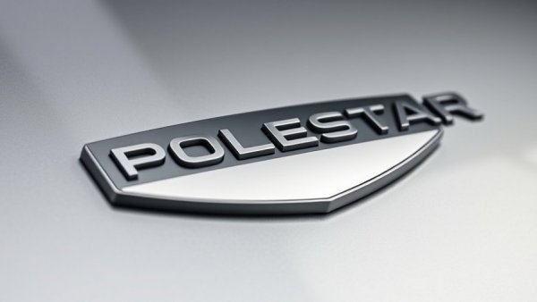 Polestar logo on metallic surface reflecting funding boost in automotive news.