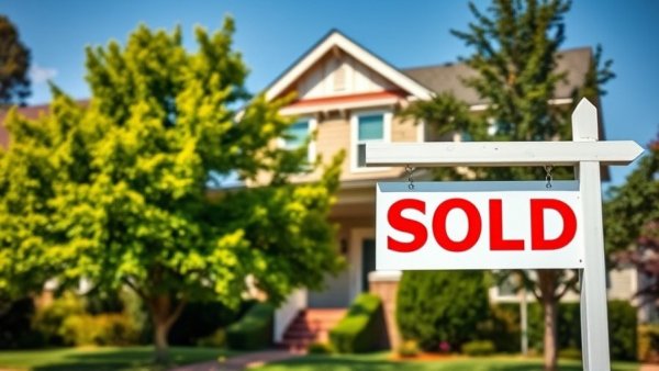 North Brunswick residential property sale with sold sign.