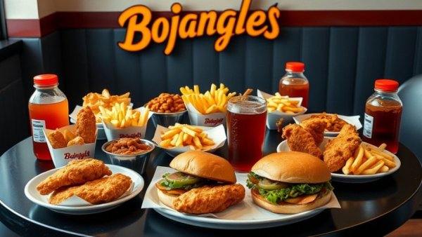 Bojangles Michigan opening: Fried chicken meal with tea and sides.