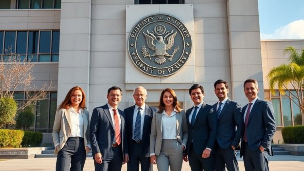 AECOM TRIPP Studies in Armenia Infrastructure team outside an embassy.