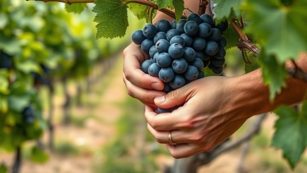 Hands pruning grapevines, ideal plants to prune before spring.