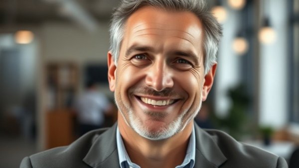 Confident man in office, related to Israeli tech sector re-pricing 2026