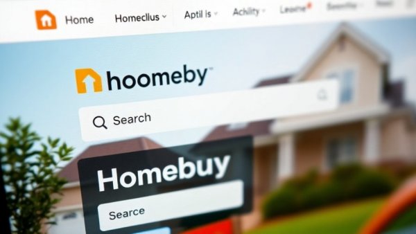 AI in homebuying interface on Zillow website, vibrant details.