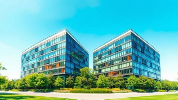 Traverse City office buildings and their architecture during data breach discussions.