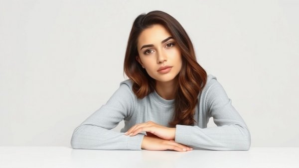 Young woman representing Michigan up-and-coming lawyer, professional and poised.