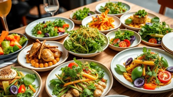 Vibrant Michigan farm to table dishes showcasing fresh produce and creativity.