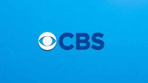 CBS Sports logo on blue background.