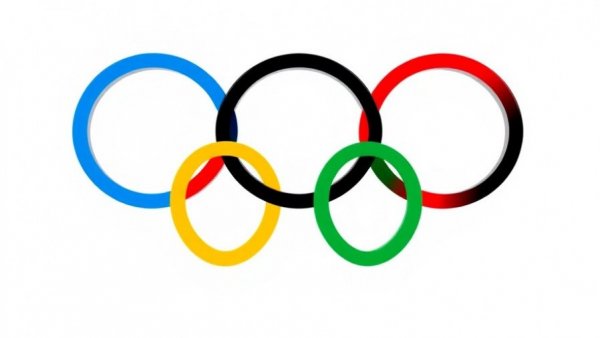 Olympic rings symbolizing global unity, Nick Baumgartner Olympic gold medal.