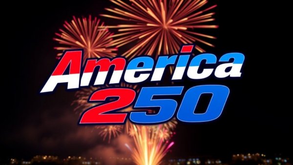 America's 250 logo with fireworks, symbolizing America's Startup competition for college students.