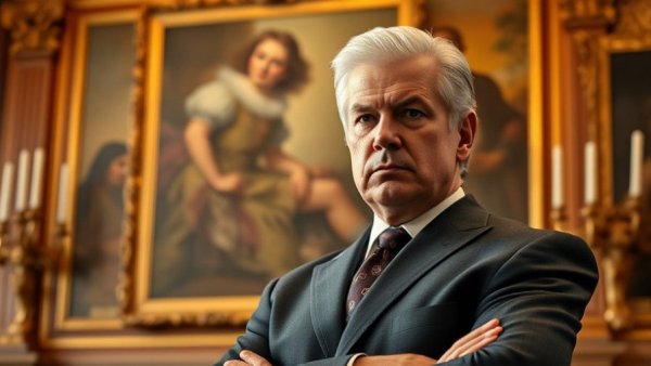 Political figure in ornate room related to former NFL players and presidential pardons.