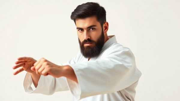 Karate instructor demonstrating techniques for self-defense classes Gurnee.