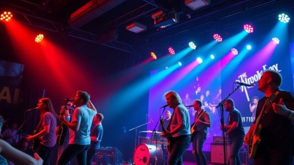 Musicians performing on stage at Jammie Awards 2026, vibrant lighting.