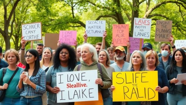 Gender-affirming care rally at University of Michigan with supportive crowd.