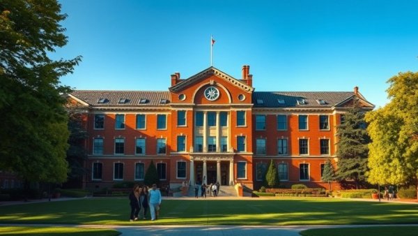 AI integration in business education at a university campus.