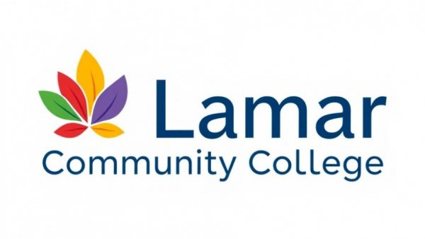 Innovate and Makerspace at Lamar Community College logo with colorful leaves.