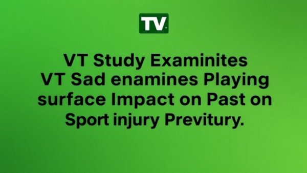 Impact of playing surfaces on injury prevention study announcement