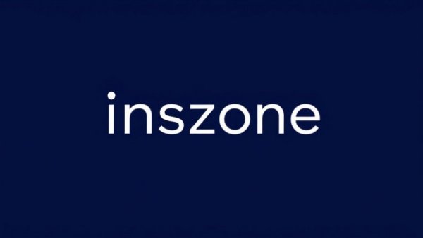 Inszone insurance services logo on dark blue background.