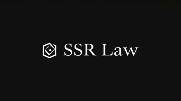 Minimalist SSR Law logo for estate planning services in Royal Oak Michigan.