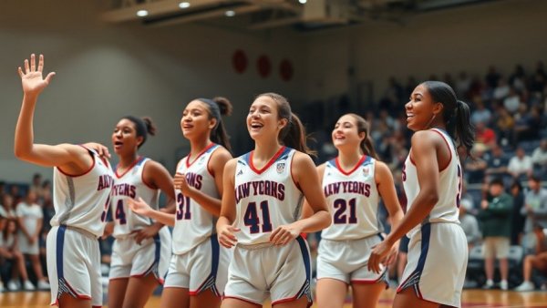 Michigan travel basketball programs excited female players on court